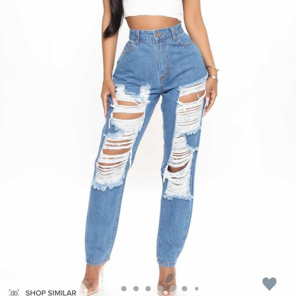 High waist jeans